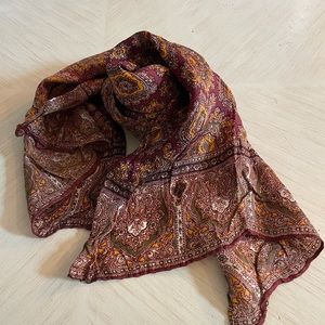 Vtg Paisley Scarf